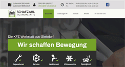 Desktop Screenshot of kfz-schafzahl.at