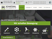 Tablet Screenshot of kfz-schafzahl.at